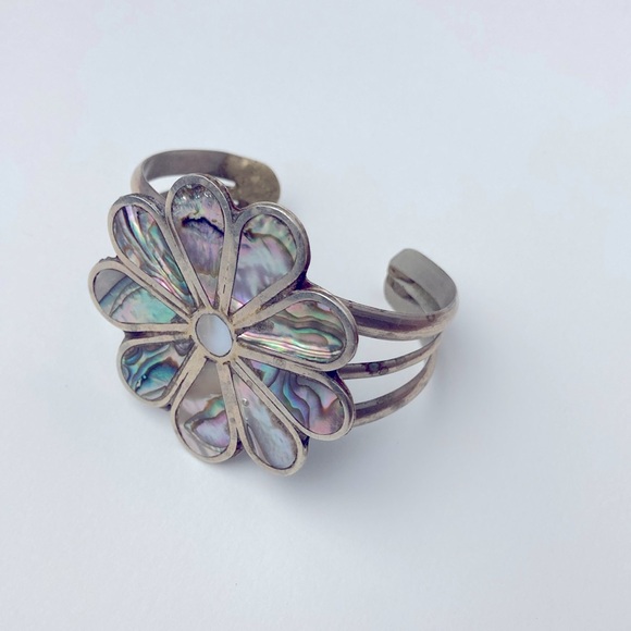 FLORAL silver bracelet - Picture 1 of 4